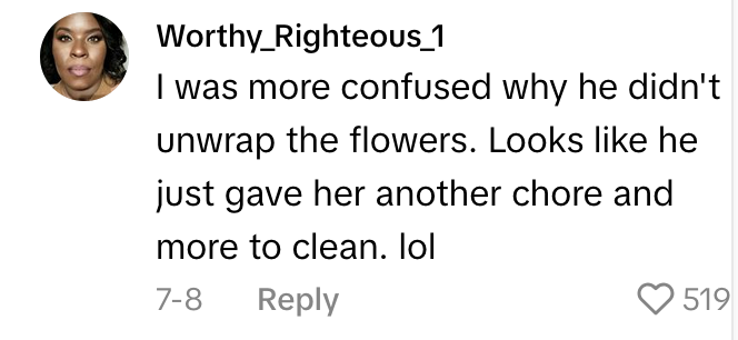 TikTok comment